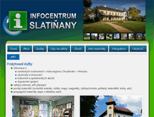 Tablet Screenshot of infocentrum.slatinany.cz